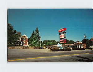 Postcard Presidents' City Motel, Quincy, Massachusetts