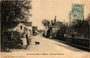 CPA Env. de MÉRU - ESCHES - Rue de Fosseuse (259840)