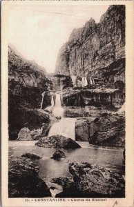 Algeria Constantine Chutes du Rhumel Vintage Postcard C220