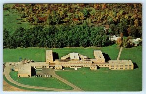 GREEN BAY, Wisconsin WI ~Aerial View OUR LADY OF CHARITY CONVENT School Postcard