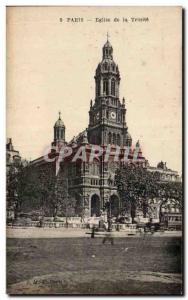 Old Postcard Paris Church of the Trinity