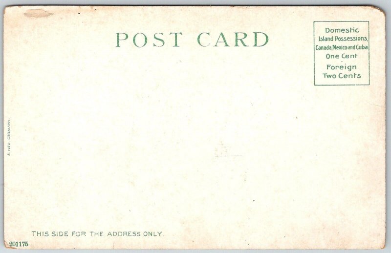 New York City NY c1905 Postcard Grace Church