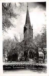 Real Photo - Vinje Lutheran Church Willmar, Minn, USA Unused 