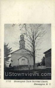 Bloomingdale Dutch Reformed Church in Bloomington, New York