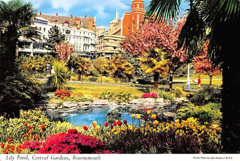 Lily Pond, Central Gardens Bournemouth Ireland Postal Used Unknown 