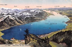 Lac Leman Switzerland Unused 