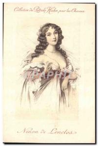 Old Postcard Fantasy Illustrator Woman Lendes Ninon de Petrole Hahn Coiffure ...