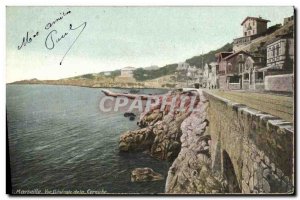 Old Postcard Marseille General view of the cornice