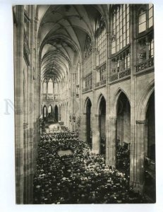 239108 Czechoslovakia PRAHA Prague spring Concert St.Vitus Cathedral postcard