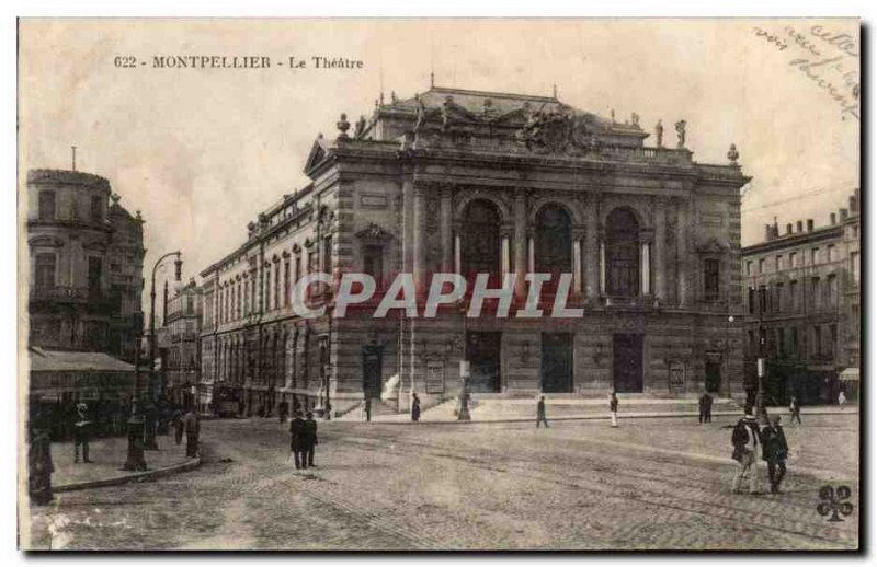 Montpellier Old Postcard The Theater