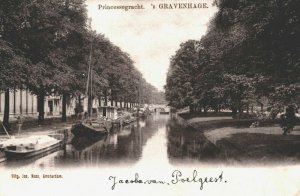 Netherlands Den Haag The Hague Prinsessegracht Vintage Postcard 03.74