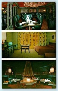 CALEXICO, California CA ~ Roadside HOLLIE'S FIESTA MOTEL Interior  Postcard