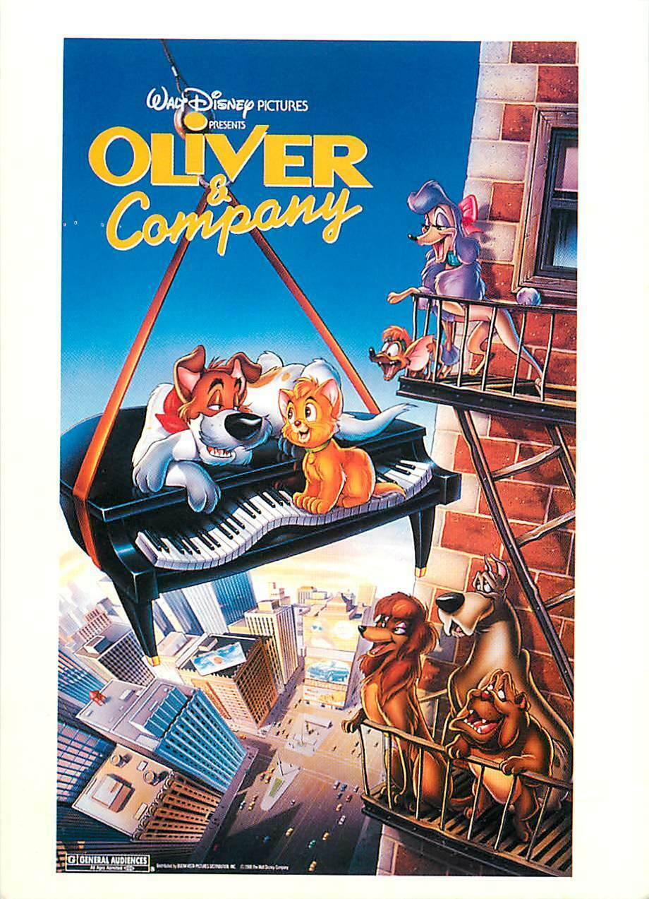 Oliver & Company (1988) Disney movie