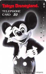 Walt Disney Telephone Card 2 x 3 3/8 inch Telephone Card 