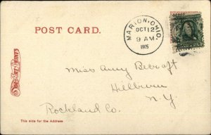 Marion OH Epworth Methodist Church c1905 Postcard