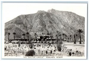 c1940's The Cactus Circle Hoberg's Resort Cobb California CA RPPC Photo Postcard