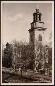 Sweden, Sverige - Stockholm Maria Kyrka - Real Photo 