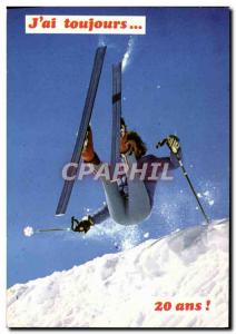 Modern Postcard J & # 20 Ski Always 39ai