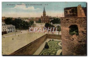 Angers Old Postcard Panorama Neighborhood St Laud