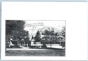 CAMPTON VILLAGE, New Hampshire  NH    SUNSET HILL HOUSE  ca 1900s  UDB  Postcard