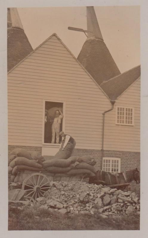 House With Subsidence Disaster Coal Rag & Bone Man Real Photo Disaster Postcard