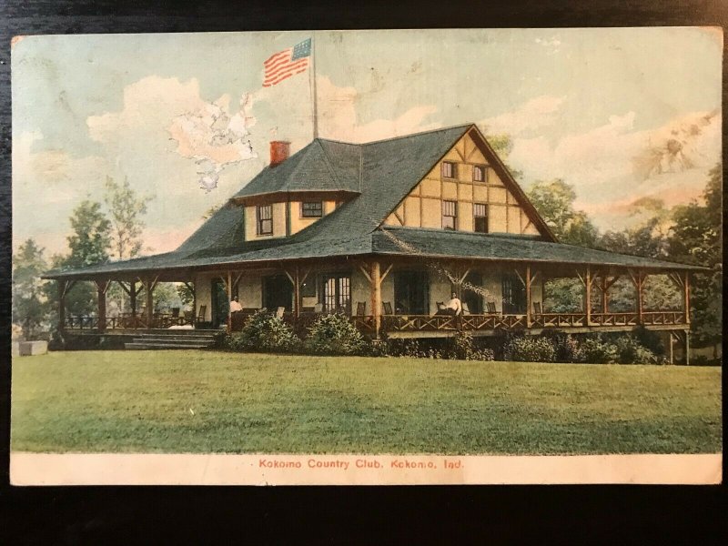 Vintage Postcard>1908>Kokomo Country Club>Kokomo>Indiana