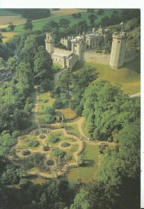 Warwickshire Postcard - Aerial View of Warwick Castle - Ref 17358A