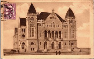 Finland Helsingfors Helsinki Finska Nationalteatern Vintage Postcard C097