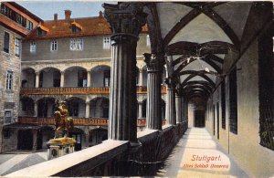 L187 Germany Stuttgart Old Castle Interior vintage postcard