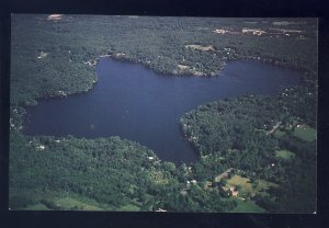 Columbia, Connecticut/CT/Conn Postcard, Aerial View Of Columbia Lake