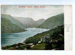 171825 NORWAY Breifond Hotel Harre Roldal Vintage postcard