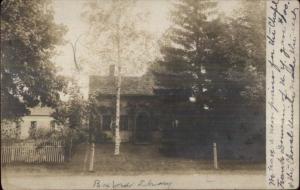 Boxford MA Library c1910 Real Photo Postcard