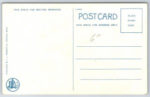 Spokane Washington~Masonic Temple Bldg~US Flag~Columns~Romanesque~c1910 Postcard