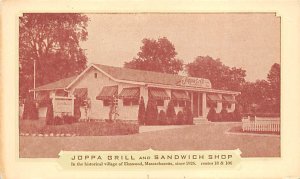 Joppa Grill and Sandwich Shop Historical Village - Elmwood, Massachusetts MA ...