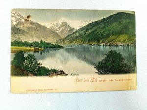 Vintage Postcard Zell am See Gegen das Kitzsteinhorn