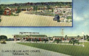 Clark's De Luxe Auto Courts - Tallahassee, Florida FL  