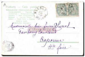 Old Postcard Bunny Rabbits Children