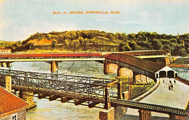 Old Y Bridge Zanesville, Ohio OH