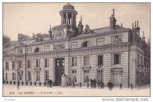 LE HAVRE, Seine Maritime, France, 1900-1910's; L'Arsenal