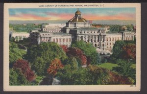 DC Washington - Library of Congress and Annex completed in 1897 - LINEN