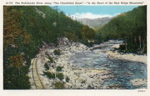 13194 Nolichucky River, Clinchfield Route, Blue Ridge Mountains 1958