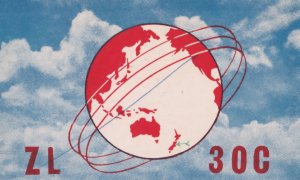 Rangiora North Canterbury New Zealand 1950s Radio QSL Postcard