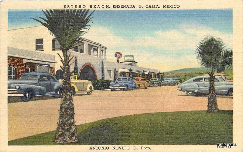 1940s Estero Beach ENSENADA BAJA CA MEXICO Teich postcard 2343