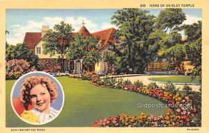Home of Shirley Temple Movie Star Actor Actress Film Star Unused 