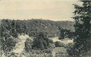 Ashtabula Ohio Scene in Canyon Rotograph 1910 Postcard 2867