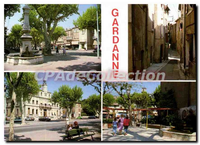 Postcard Modern Gardanne Reflets de Provence