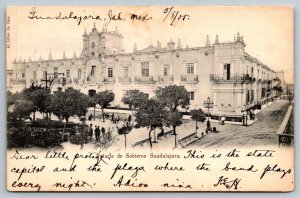 State Capitol   Guadalajara  Mexico  Postcard  1905