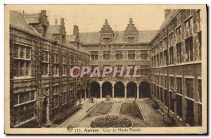 Old Postcard Museum Plantin Antwerp Court Of