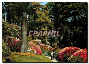 Postcard Modern Lake Como Villa Park Cariotta