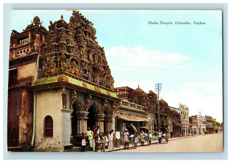 C.1910-20's Hindu Temple, Colombo, Ceylon F82